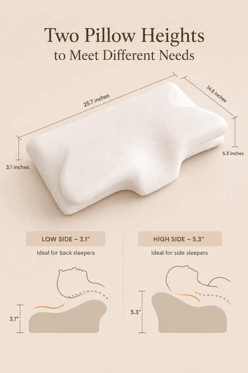 The CloudContour™ Memory Foam Pillow