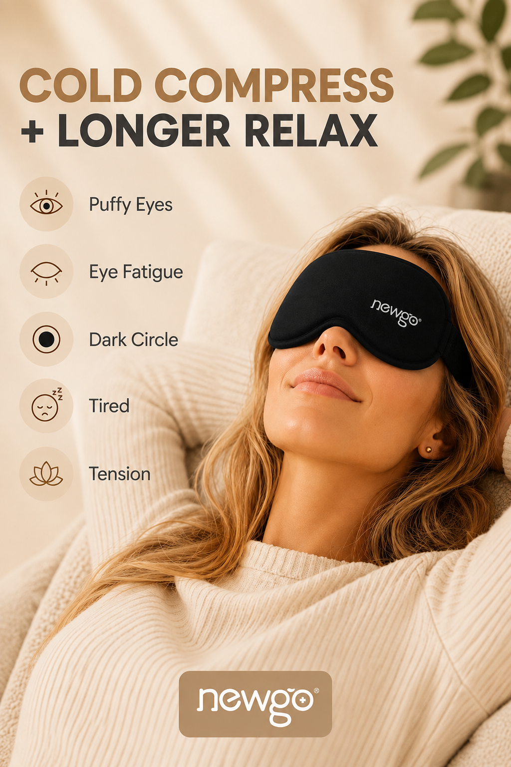 The CloudCool™ Cooling Sleep Mask